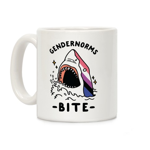 Gendernorms Bite Genderfluid Coffee Mug