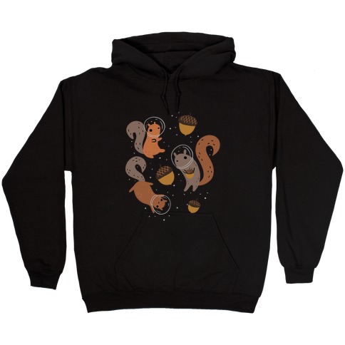 Squirrels In Space Hooded Sweatshirt
