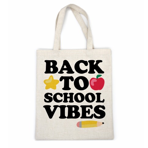Back to School Vibes Casual Tote