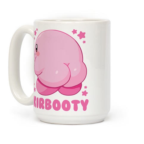 Kawaii Kirby Cup, Kirby Coffee Cup, Kirby Coffee Mug