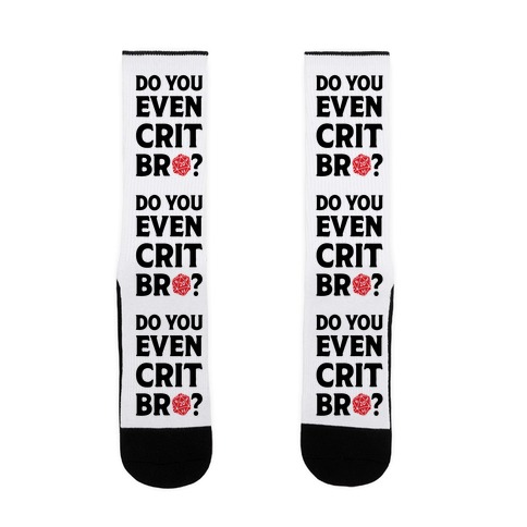 Do You Even Crit D20 Sock