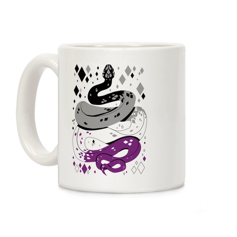 Pride Snakes: Ace Coffee Mug