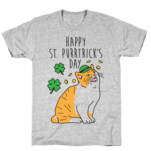Happy St. Purrtrick's Day T-Shirt