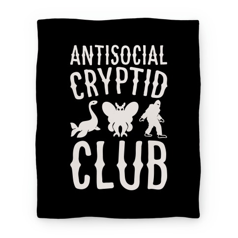 Antisocial Cryptid Club Blanket