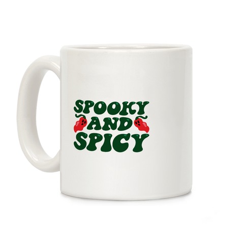 Spooky and Spicy Ghost Peppers Coffee Mug