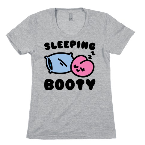 Sleeping Booty Womens T-Shirt