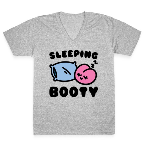 Sleeping Booty V-Neck Tee Shirt
