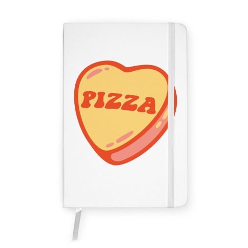 Pizza Candy Heart Notebook