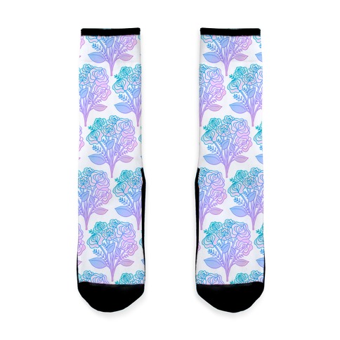 Pastel Vulva Bouquet Sock