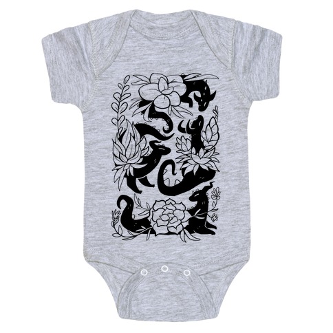 Succulent Dragons Baby One-Piece