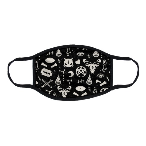 Cute Occult Pattern  Flat Face Mask