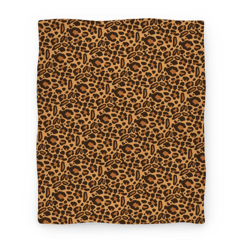 Leopard Print Pattern Blankets Lookhuman