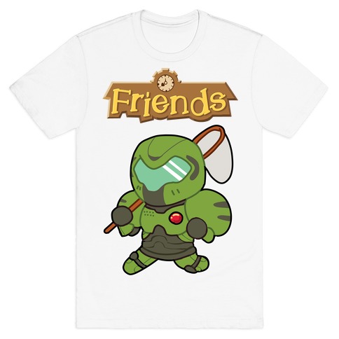 Best Friends Doomguy and Isabelle T-Shirt
