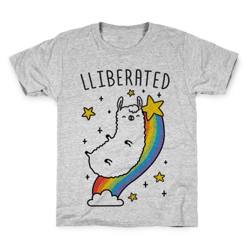 Liberated Llama Kids T-Shirt