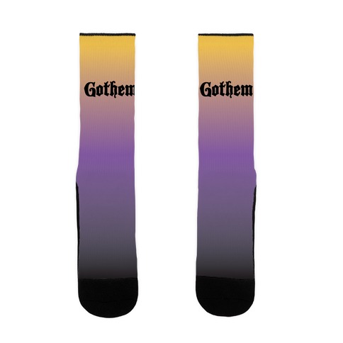 Gothem (Goth Them) Sock