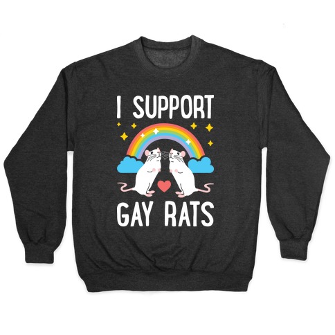 I Support Gay Rats Pullover
