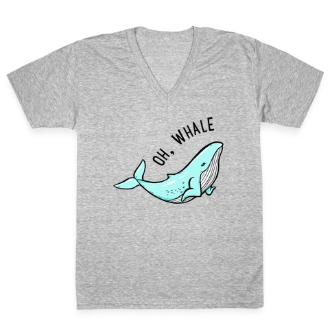 Oh Whale V-Neck Tee Shirt