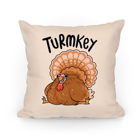 Turmkey Derpy Turkey Pillow