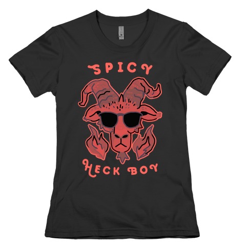 Spicy Heck Boy (With Cool Shades) Womens T-Shirt