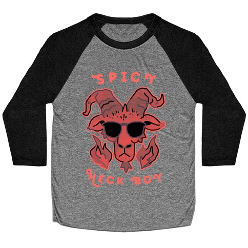 Spicy Heck Boy (With Cool Shades) Baseball Tee