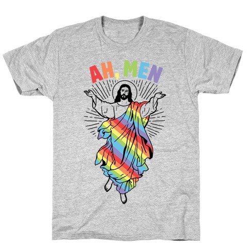 AH, Men Gay Jesus (CmYK) T-Shirt