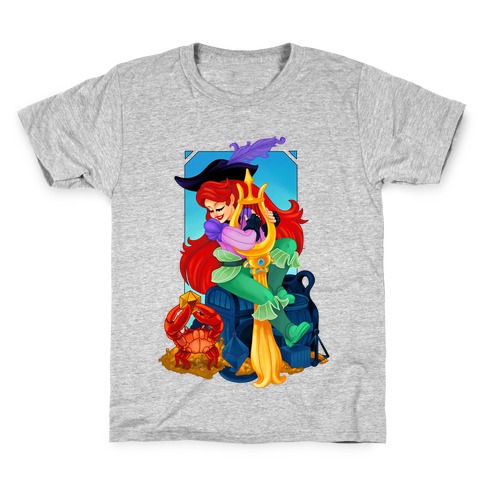 Princess Mermaid Bard  Kids T-Shirt