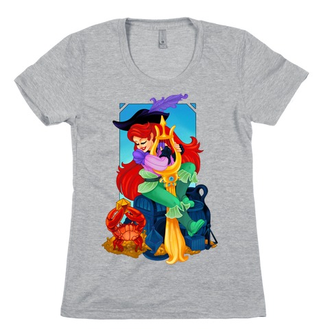 Princess Mermaid Bard  Womens T-Shirt