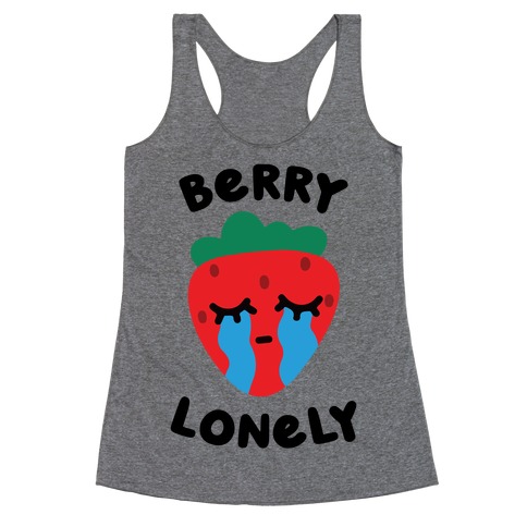 Berry Lonely Racerback Tank Top
