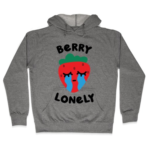Berry Lonely Hooded Sweatshirt