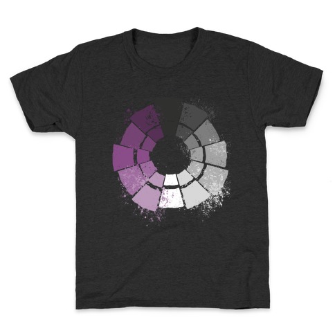 Ace Pride Color Wheel Kids T-Shirt