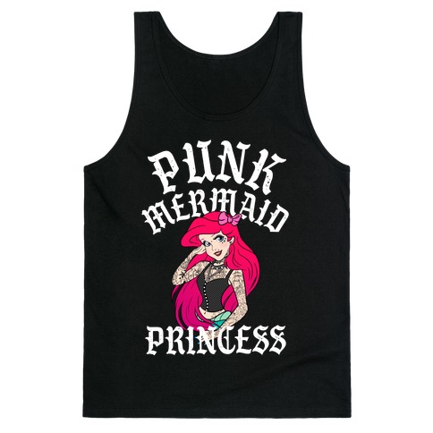 Punk Mermaid Princess Tank Top