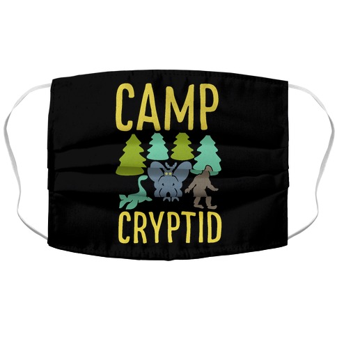 Camp Cryptid  Accordion Face Mask