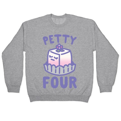 Petty Four White Print Pullover