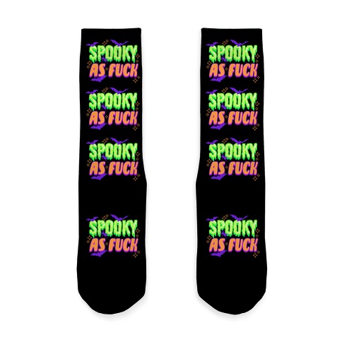 Spooky As F*** Sock