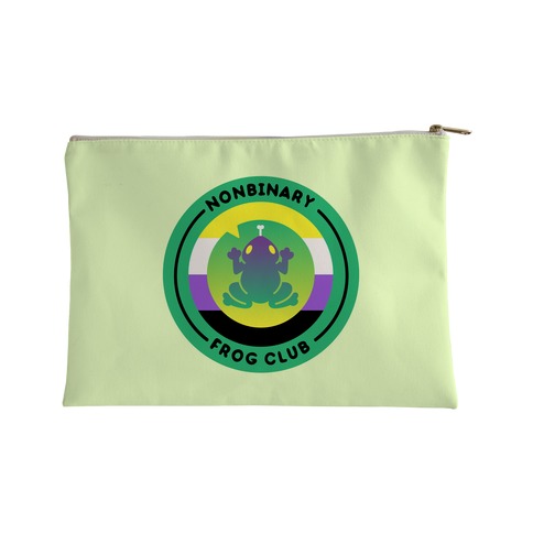 Non Binary Frog Club Patch Accessory Bag