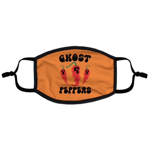 Ghost Peppers Flat Face Mask