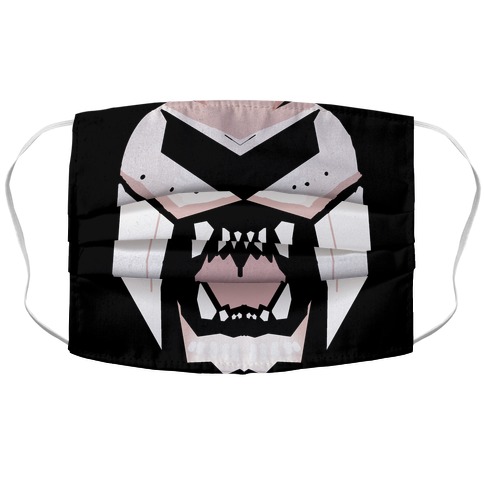 Saber Tooth Accordion Face Mask