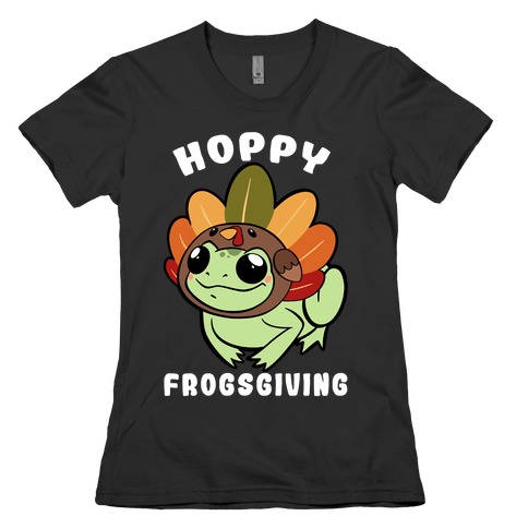 Hoppy Frogsgiving Womens T-Shirt
