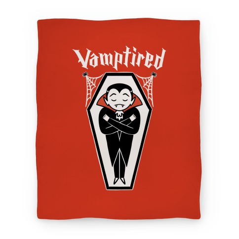 Vamptired Tired Vampire Blanket