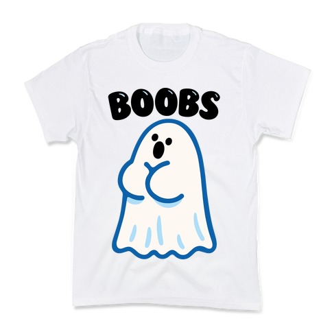 Boobs Ghost Kids T-Shirt