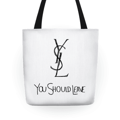 Ysl on sale white tote