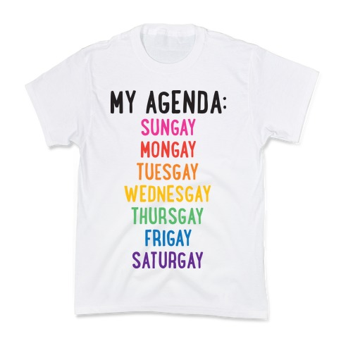 Gays of the Week Kids T-Shirt