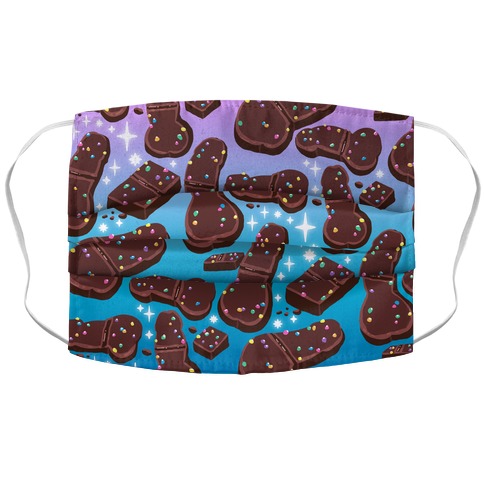 Space Brownie Peens Accordion Face Mask