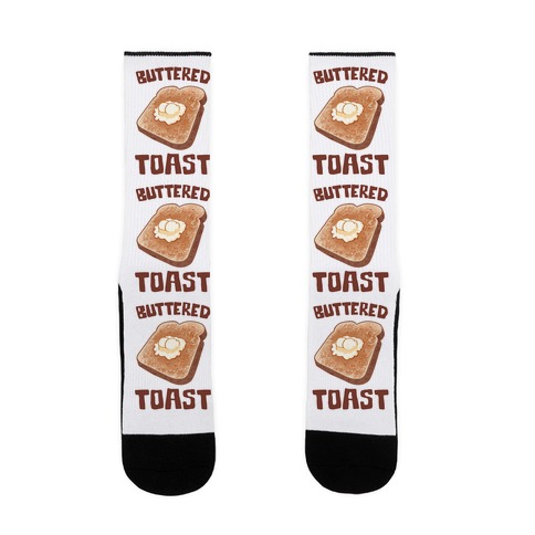 Buttered Toast Sock