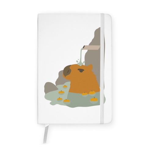 Capybara Hot Spring Notebook