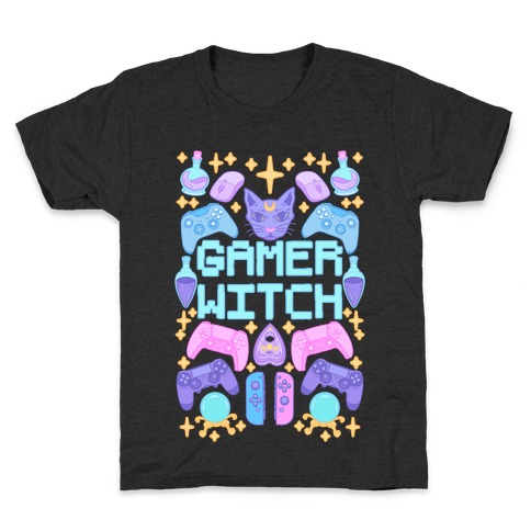 Gamer Witch Kids T-Shirt