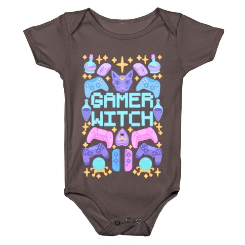 Gamer Witch Baby One-Piece