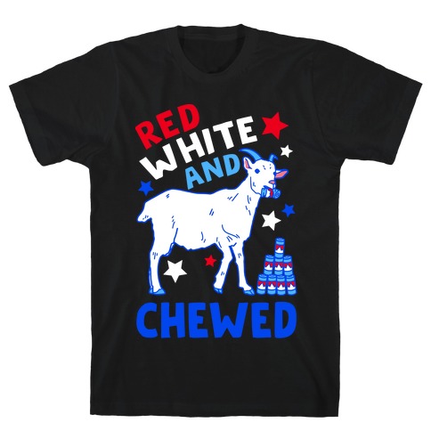 Red White and Chewed Goat T-Shirt