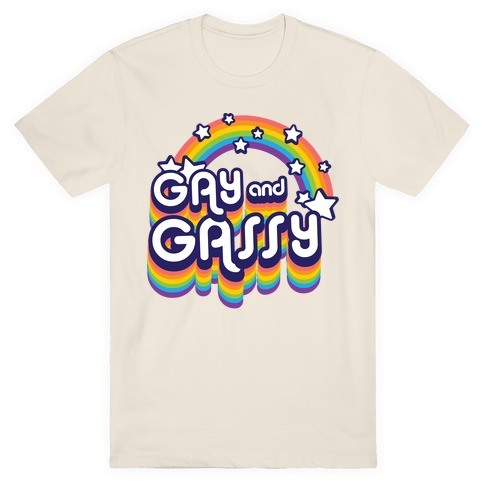 Gay and Gassy Rainbow T-Shirt