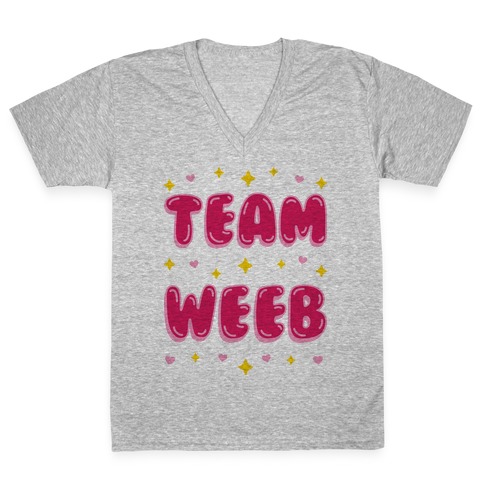 Team Weeb V-Neck Tee Shirt